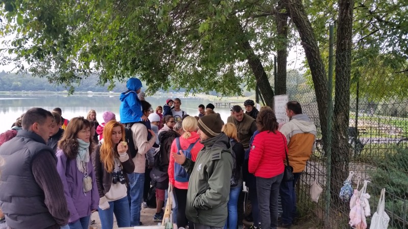 Standunk a gátőrház mellett (Fotó: Lendvai Csaba)